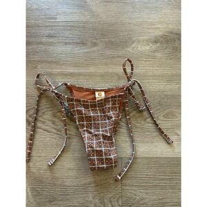 New! Tropic of C Praia string Bikini Bottom‎ Geometric XS